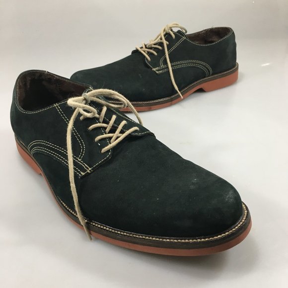 Nordstrom | Shoes | Nordstrom 1 M Black Nubuck Leather Beige  display picture 2
